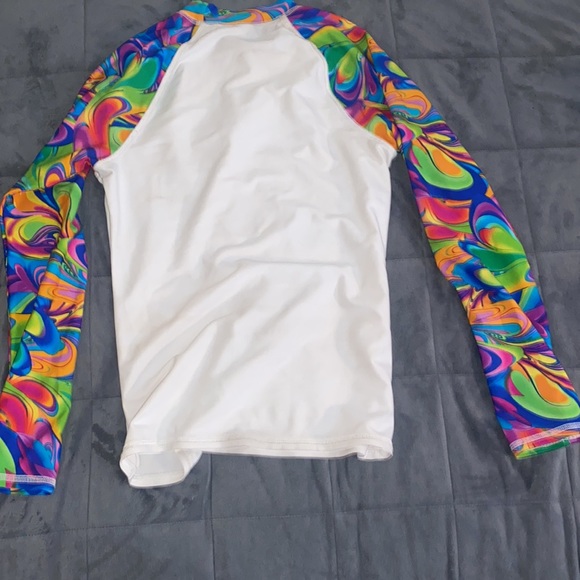 rare Vintage Ron Jon psychedelic long sleeve rash guard - Picture 2 of 4